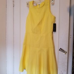 Donna Morgan yellow dress NWT